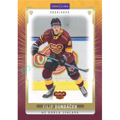 2024/25 Goal Cards Maxa liga 1. série #JIH-08 Filip Dundáček Parallel 1of40