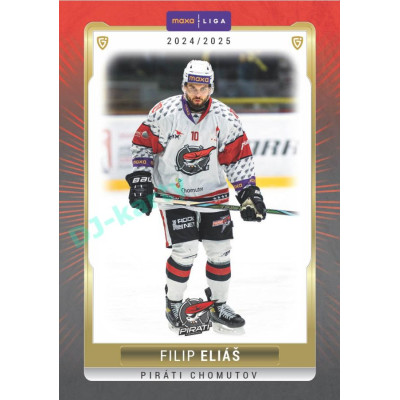2024/25 Goal Cards Maxa liga 1. série #CHOM-07 Filip Eliáš Parallel 1of15