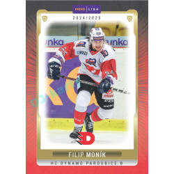 2024/25 Goal Cards Maxa liga 1. série #PCE-22 Filip Moník Parallel 1of40