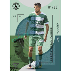 2023/24 Sportzoo Fortuna Liga 2. série #GP-06 Jan Kovařík Geometry Passes Shining Limited xx/35