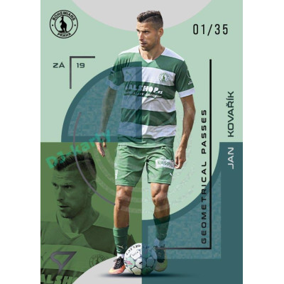 2023/24 Sportzoo Fortuna Liga 2. série #GP-06 Jan Kovařík Geometry Passes Shining Limited xx/35