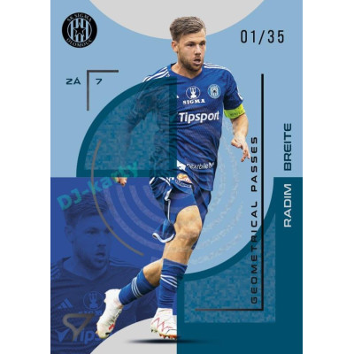 2023/24 Sportzoo Fortuna Liga 2. série #GP-08 Radim Breite Geometry Passes Shining Limited xx/35
