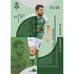 2023/24 Sportzoo Fortuna Liga 2. série #GP-15 Vladimir Jovovič Geometry Passes Shining Limited xx/35