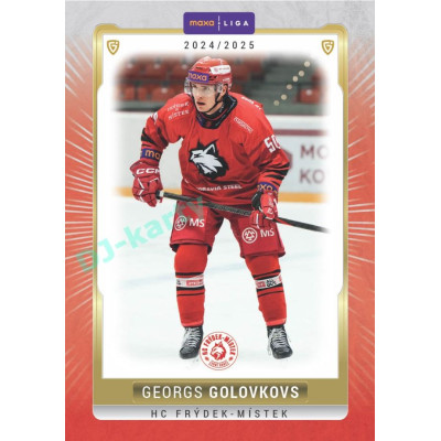 2024/25 Goal Cards Maxa liga 1. série #FMI-22 Georgs Golovkovs Parallel 1of40
