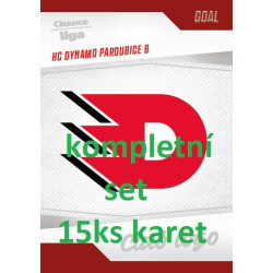 2022/23 Goal Cards Chance Liga 1. série Club LOGO - kompletní set 15ks
