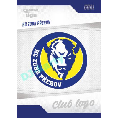 2022/23 Goal Cards Chance Liga 1. série #07 HC Zubr Přerov Club Logo
