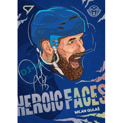 2024/25 Sportzoo ELH 1. serie #HF-4 Milan Gulaš Heroic Faces