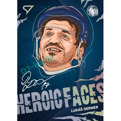 2024/25 Sportzoo ELH 1. serie #HF-5 Lukáš Derner Heroic Faces