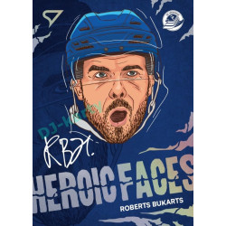 2024/25 Sportzoo ELH 1. serie #HF-6 Roberts Bukarts Heroic Faces