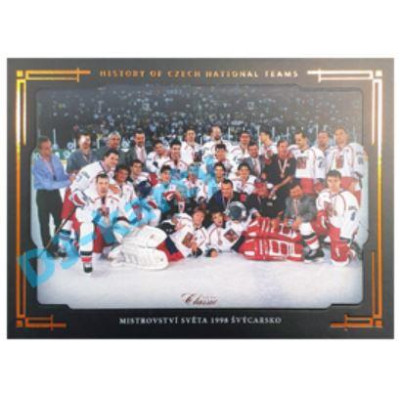 2020 OFS Síň slávy českého hokeje History of Czech National Teams (Oversized) COOPER xx/20 - kompletní set 56 karet