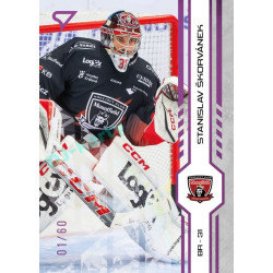 2024/25 Sportzoo ELH 1. serie #128 Stanislav Škorvánek Purple Iceberg xx/60