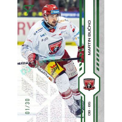 2024/25 Sportzoo ELH 1. serie #130 Martin Bučko Green Glitter xx/30