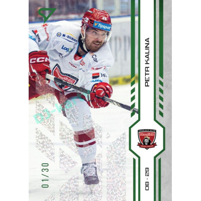 2024/25 Sportzoo ELH 1. serie #132 Petr Kalina Green Glitter xx/30