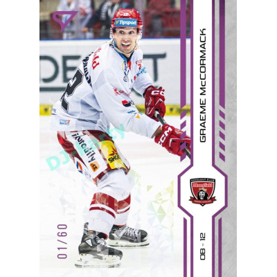 2024/25 Sportzoo ELH 1. serie #133 Graeme McCormack Purple Iceberg xx/60