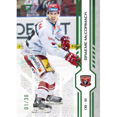 2024/25 Sportzoo ELH 1. serie #133 Graeme McCormack Green Glitter xx/30