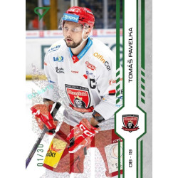 2024/25 Sportzoo ELH 1. serie #135 Tomáš Pavelka Green Glitter xx/30
