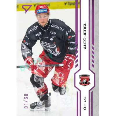 2024/25 Sportzoo ELH 1. serie #139 Aleš Jergl Purple Iceberg xx/60