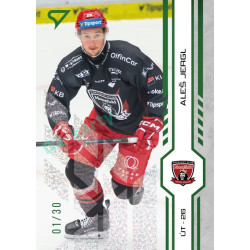 2024/25 Sportzoo ELH 1. serie #139 Aleš Jergl Green Glitter xx/30