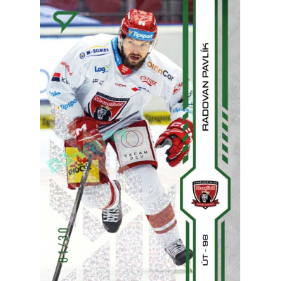 2024/25 Sportzoo ELH 1. serie #141 Radovan Pavlík Green Glitter xx/30