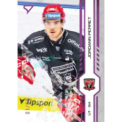 2024/25 Sportzoo ELH 1. serie #142 Jordann Perret Purple Iceberg xx/60