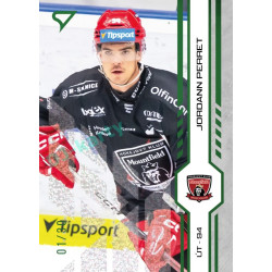 2024/25 Sportzoo ELH 1. serie #142 Jordann Perret Green Glitter xx/30