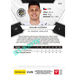 2021/22 Sportzoo Fortuna Liga 2. série #249 Jakub Kučera