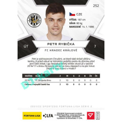 2021/22 Sportzoo Fortuna Liga 2. série #252 Petr Rybička