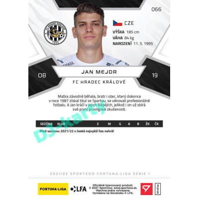 2021/22 Sportzoo Fortuna Liga Jan Mejdr #66