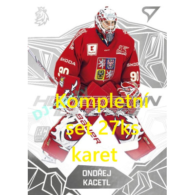 2025 Sportzoo Hokejové ČESKO kompletní set 27ks Homegrown Ice Stars karet