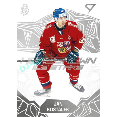 2025 Sportzoo Hokejové ČESKO #HS-06 Jan Košťálek Homegrown Ice Stars