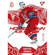 2025 Sportzoo Hokejové ČESKO #HS-05 Martin Jandus Homegrown Ice Stars Red xx/99