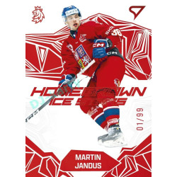 2025 Sportzoo Hokejové ČESKO #HS-05 Martin Jandus Homegrown Ice Stars Red xx/99