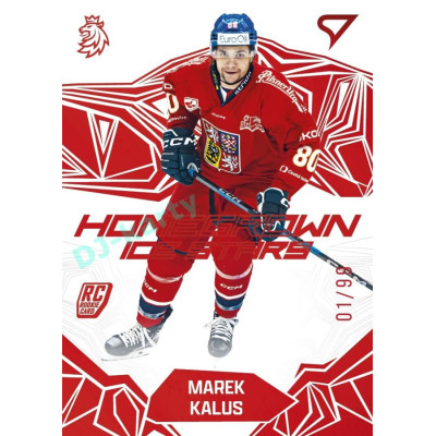 2025 Sportzoo Hokejové ČESKO #HS-18 Marek Kalus Homegrown Ice Stars Red xx/99