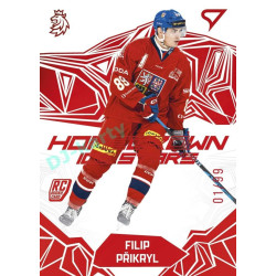 2025 Sportzoo Hokejové ČESKO #HS-24 Filip Přikryl Homegrown Ice Stars Red xx/99