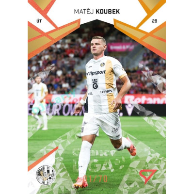 2024/25 Sportzoo Chance Liga 2. série #270 Matěj Koubek Copper Diamond xx/70