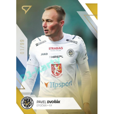 2022/23 Sportzoo Fortuna Liga 2. série #268 Pavel Dvořák Gold xx/99