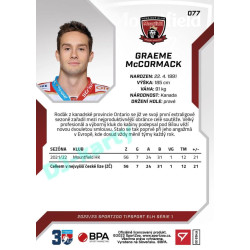 2022/23 Sportzoo ELH 1. série #077 Graeme McCormack