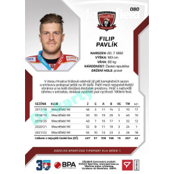 2022/23 Sportzoo ELH 1. série #080 Filip Pavlík