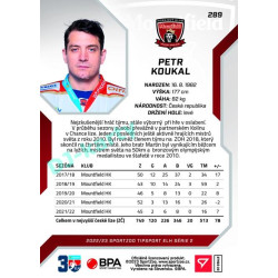2022/23 Sportzoo ELH 2. série #289 Petr Koukal