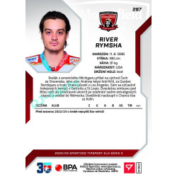 2022/23 Sportzoo ELH 2. série #287 River Rymsha