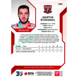2022/23 Sportzoo ELH 2. série #292 Martin Štohanzl Red xx/49