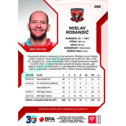 2022/23 Sportzoo ELH 2. série #286 Mislav Rosandič Red xx/49