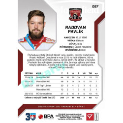 2022/23 Sportzoo ELH 1. série #087 Radovan Pavlík