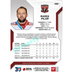 2022/23 Sportzoo ELH 1. série #088 Radek Pilař