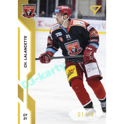 2022/23 Sportzoo ELH 1. série #085 Christophe Lalancette Gold xx/19