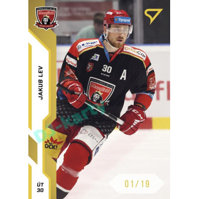 2022/23 Sportzoo ELH 1. série #086 Jakub Lev Gold xx/19