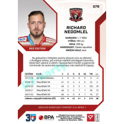 2022/23 Sportzoo ELH 1. série #079 Richard Nedomlel Red xx/49