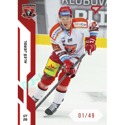 2022/23 Sportzoo ELH 1. série #082 Aleš Jergl Red xx/49