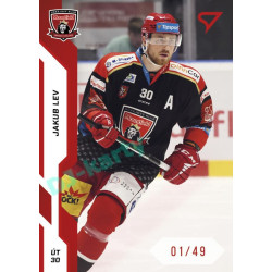 2022/23 Sportzoo ELH 1. série #086 Jakub Lev Red xx/49