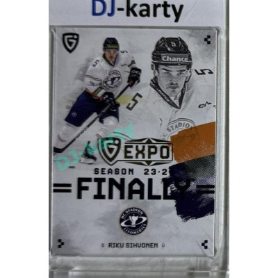 2024 Goal Cards Finally #F-LT3 Riku Sihvonen Expo 1of10